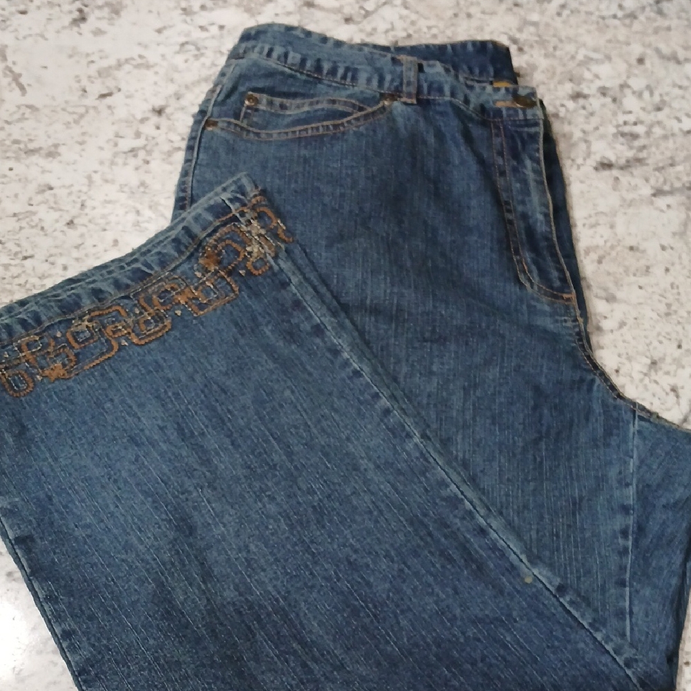 Ruby Rd Womens Jean Capris..14 - Picture 1 of 6